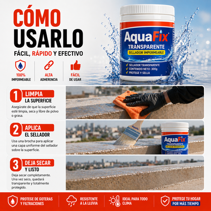 AQUAFIX™ 💧 | CHAO GOTERAS Y FILTRACIONES💧