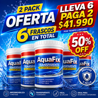 AQUAFIX™ 💧 | CHAO GOTERAS Y FILTRACIONES💧