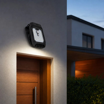 SolarClip™ 2X1 | Lámpara LED Solar con Sensor de Movimiento