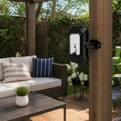 SolarClip™ 2X1 | Lámpara LED Solar con Sensor de Movimiento